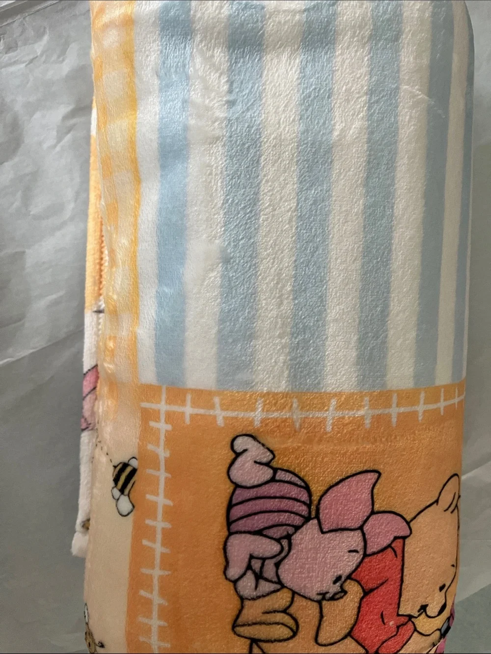 Baby Blanket - Blue, Yellow, Pink